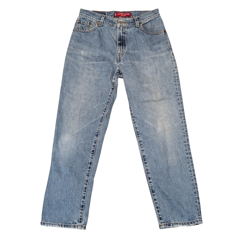 Levis Jeans Womens 10 Blue 550 Classic Relaxed Tapered High Rise Vintage 90s